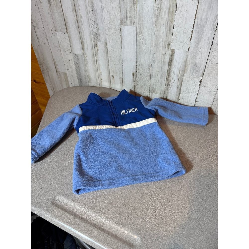 Boys 12 month Tommy Hilfiger 1/4 zip‎ pullover - Blue
